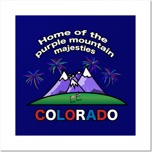 Colorado Purple Mountain Majesties Posters and Art